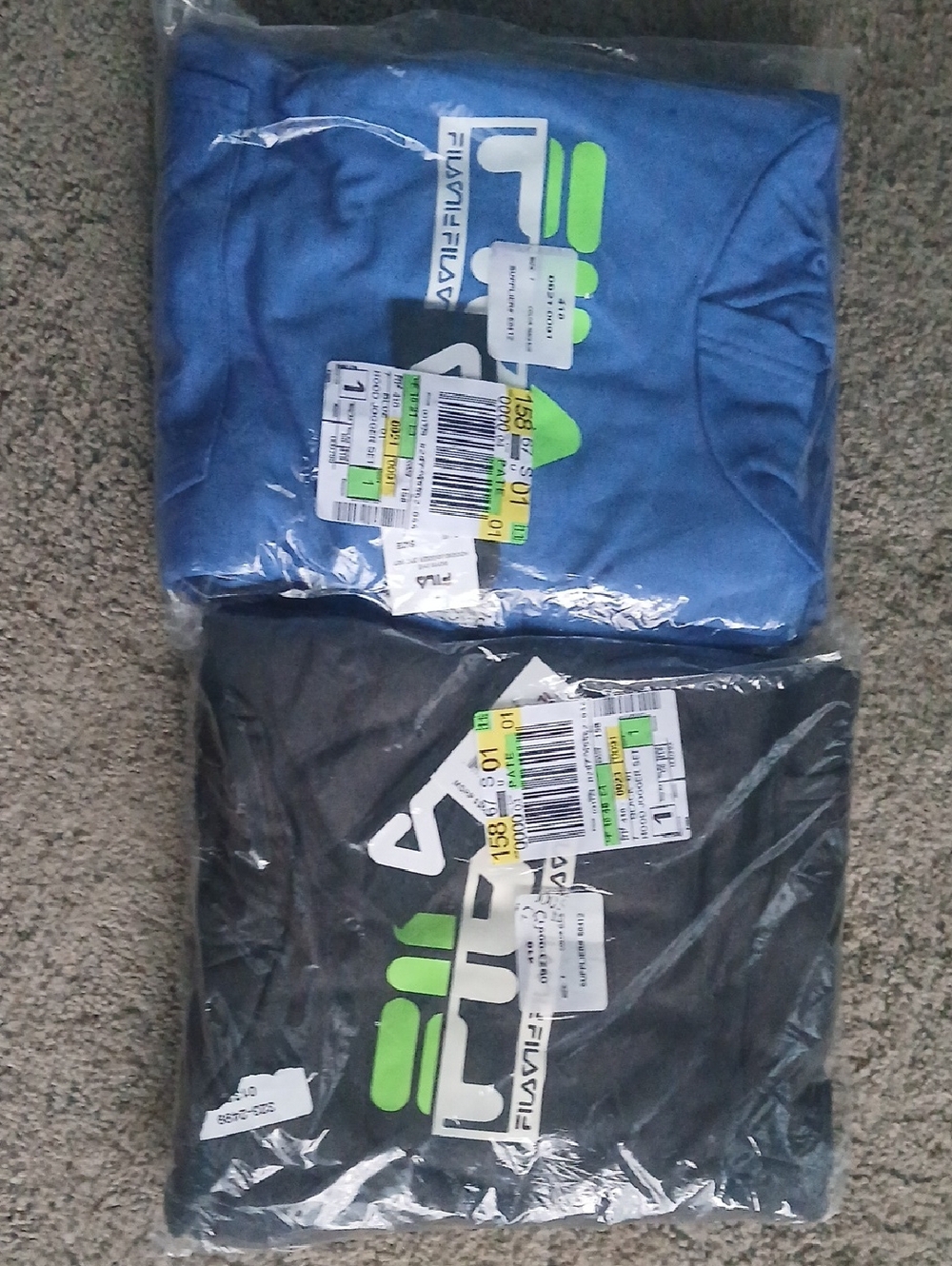 Fila 2 Sets Of Boys Matching Hoodie And Pant Suits Sz 7